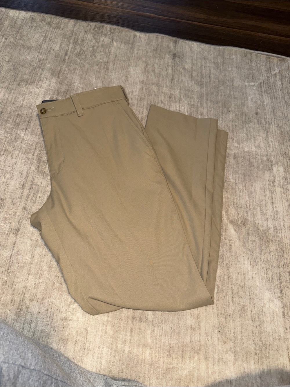 Hogan Men's Khaki Chinos in Light Tan
